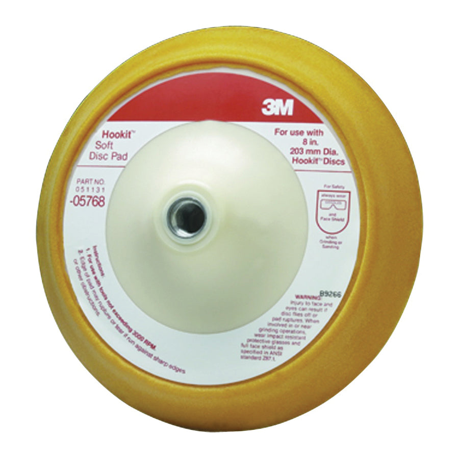 Backup Pads 3M 5768 Hookit Soft Disc Pad 0576 8 in (20.32 cm)