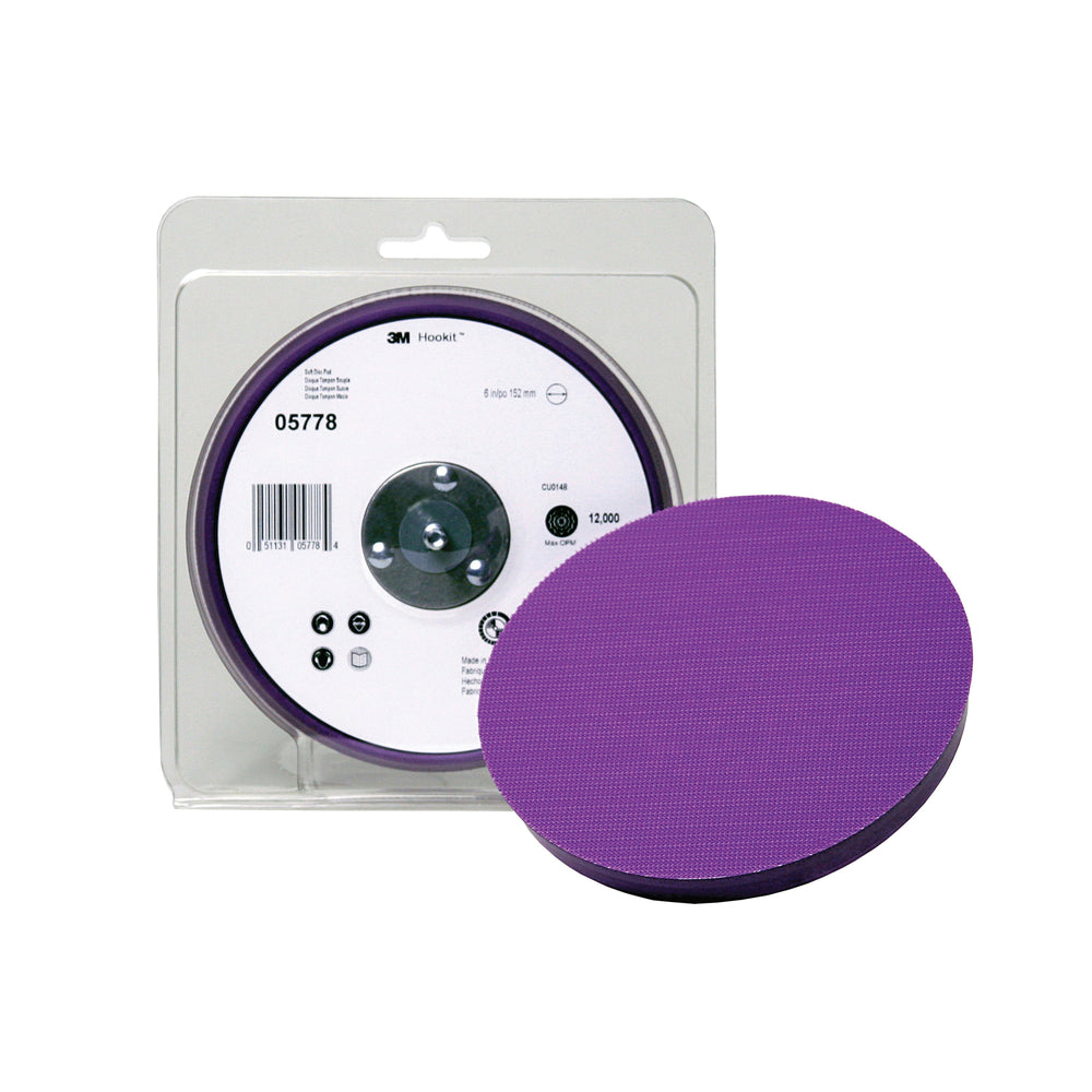 Backup Pads 3M 5778 Hookit Painter'S Disc Pad 0 6 in (15.24 cm)