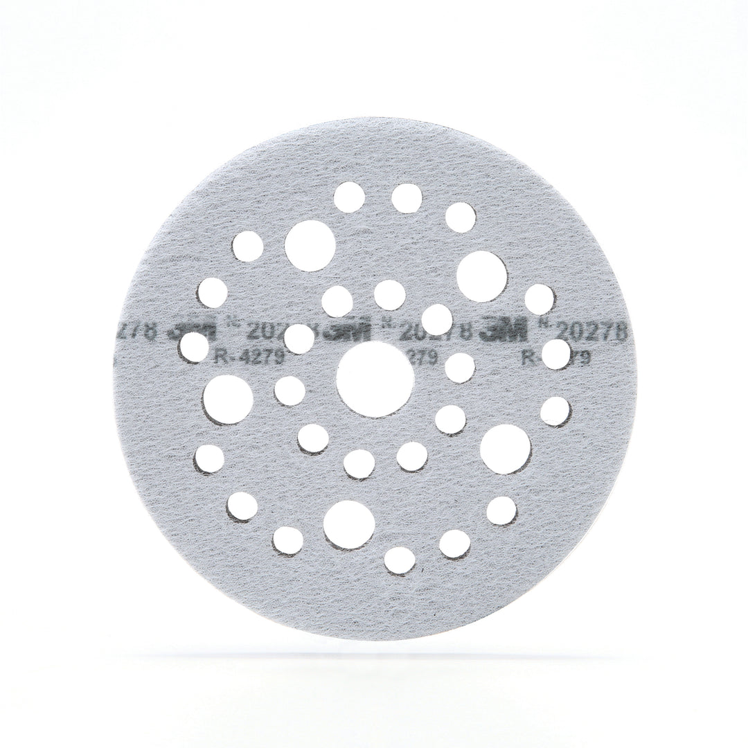 Backup Pads 3M AB20278 Clean Sanding Soft interface Disc Pad 20278 5 in x 1/2 in x 3/4 in Multihole