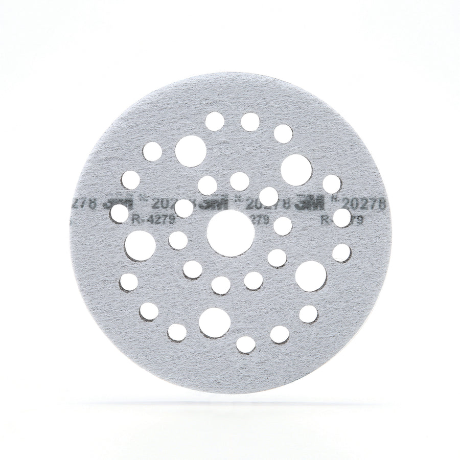 Backup Pads 3M AB20278 Clean Sanding Soft interface Disc Pad 20278 5 in x 1/2 in x 3/4 in Multihole