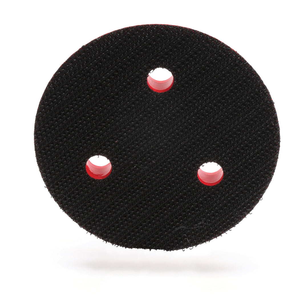 Backup Pads 3M AB20350 Hookit Clean Sanding Low Profile Disc Pad 20350 3 in x 1/2 in x 1/4-20 External 3 Holes Red Foam