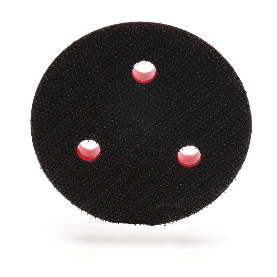 Backup Pads 3M AB20350 Hookit Clean Sanding Low Profile Disc Pad 20350 3 in x 1/2 in x 1/4-20 External 3 Holes Red Foam