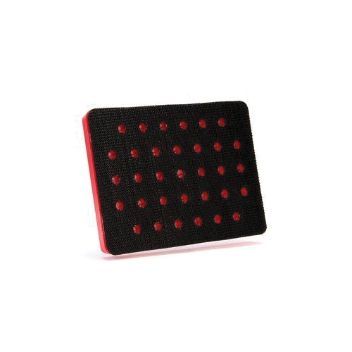 Backup Pads 3M AB20435 Hookit Clean Sanding Pad 20435 3 in x 4 in x 1/2 in 33 Holes Red Foam