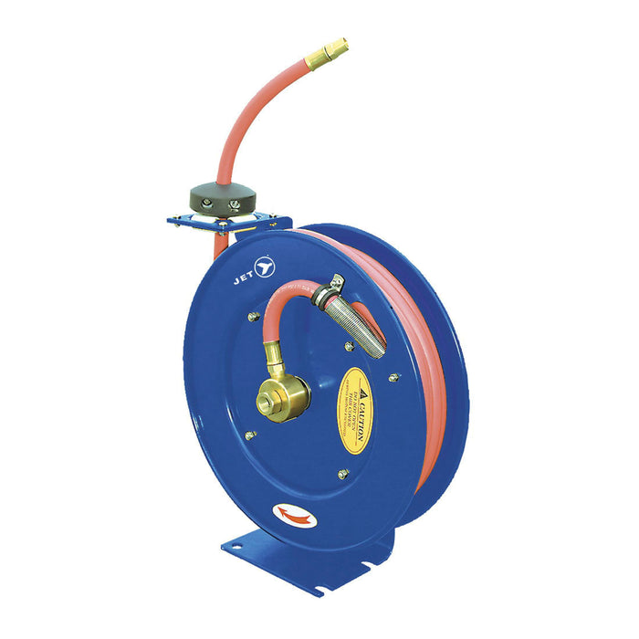 Reels Jet AW3825 3/8 Inch X 25' Retractable Air/Water Hose Reel Heavy Duty