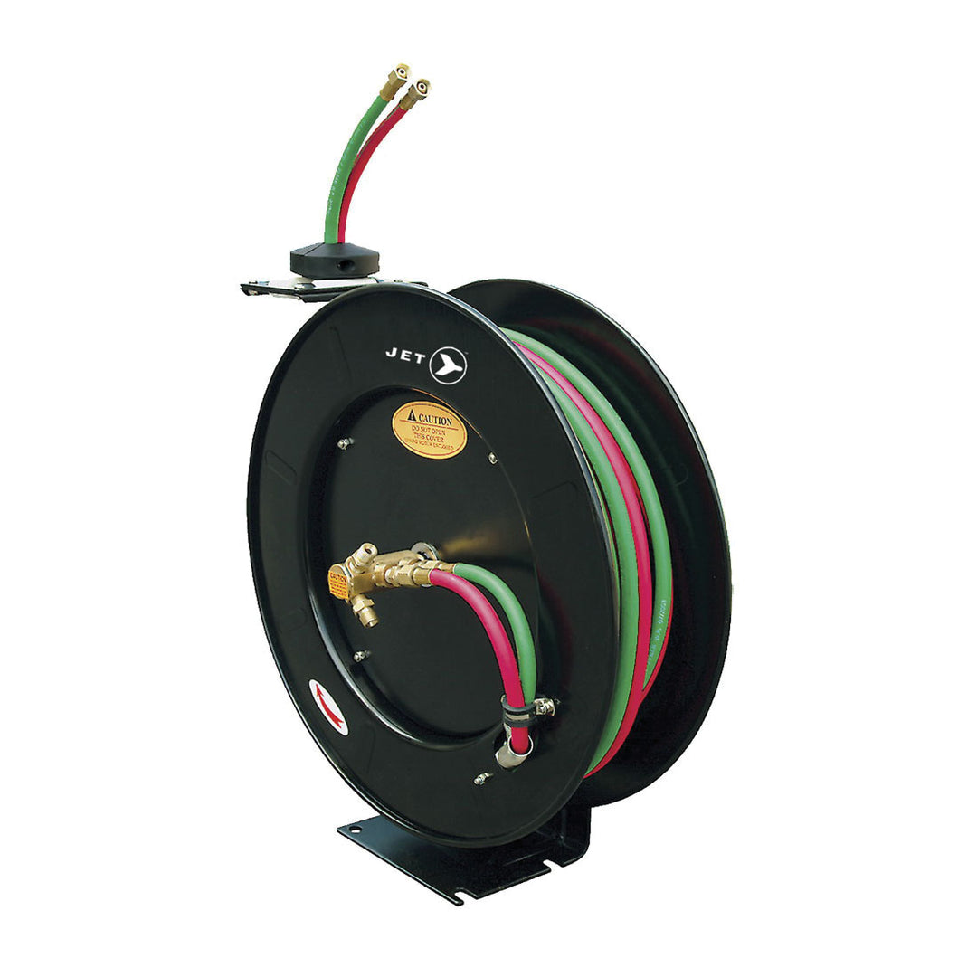 Reels Jet OA1450 1/4 Inch X 50' Retractable Oxy-Acetylene Hose Reel Heavy Duty