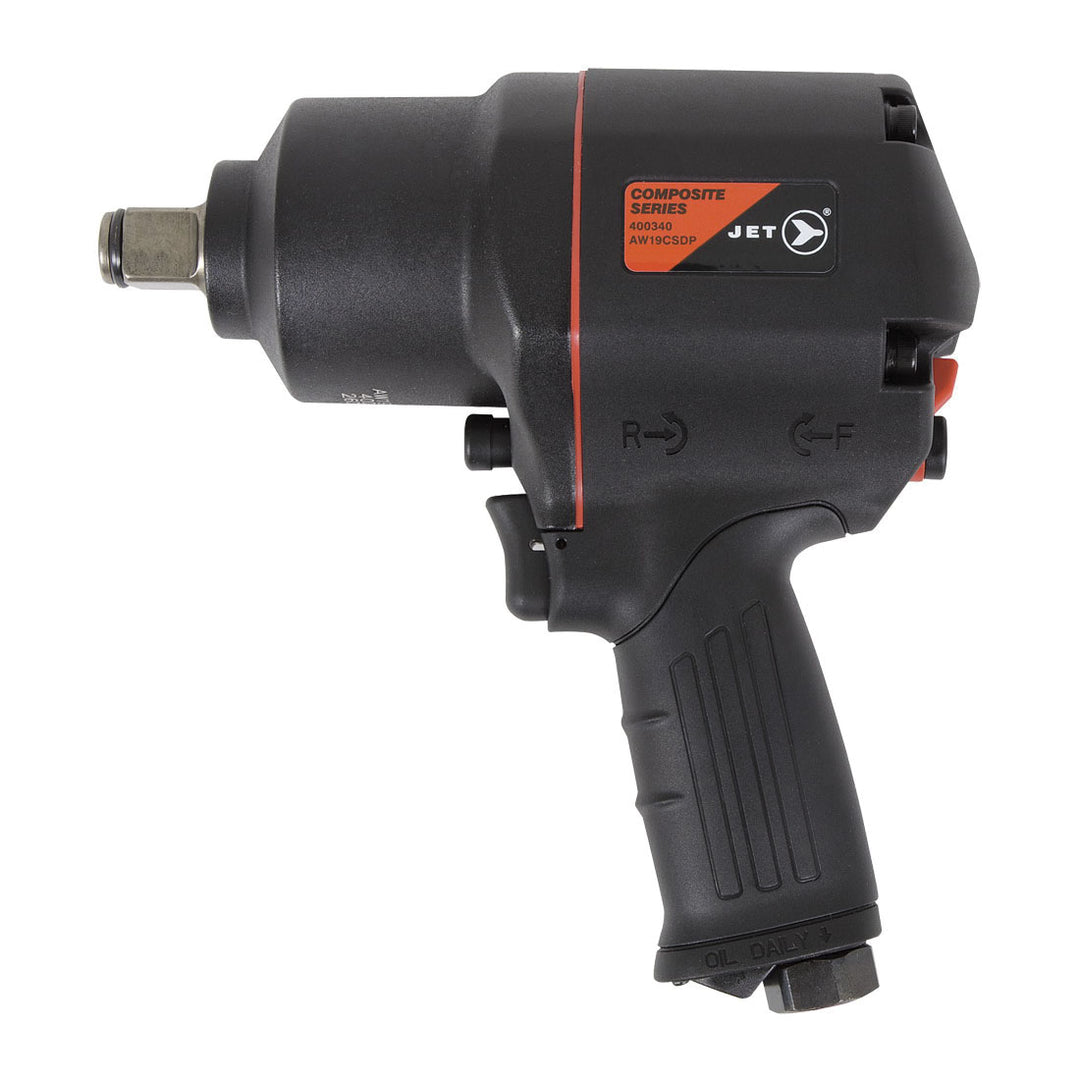 Impact Wrenches Jet AW19CSDP 3/4 Inch Drive Composite Series Impact Wrench Super Heavy Duty
