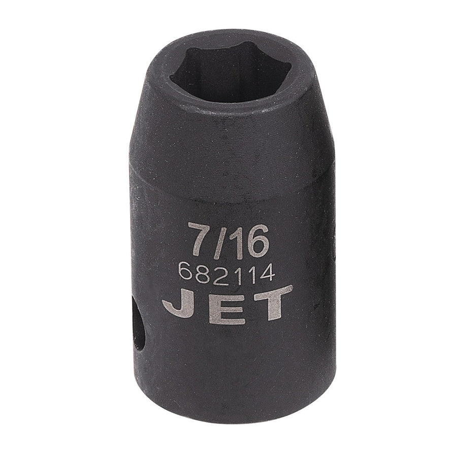 S A E Sockets Jet 682114 1/2 Inch Dr X 7/16 Inch Regular Impact Socket 6 Point
