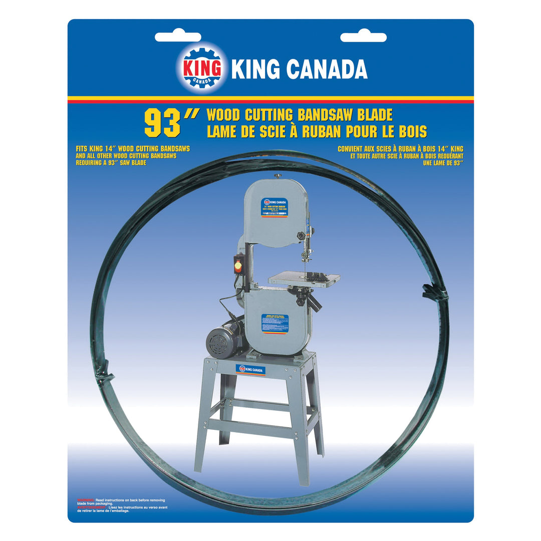 Bandsaw Blades King Canada KBB-1438-6 Bandsaw Blades Wood 93 X .025 X 3/8 X 6T