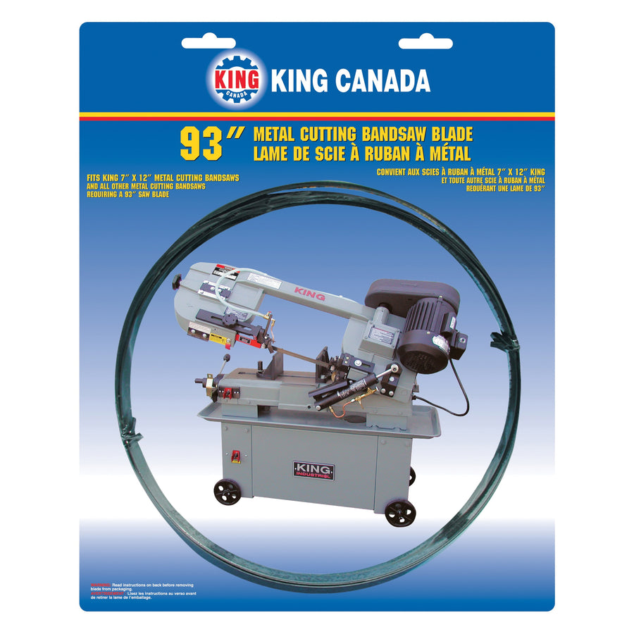 Bandsaw Blades King Canada KBB-712-14 Bandsaw Blades Metal 93 X .032 X 3/4 X 14T Kbb-712-4
