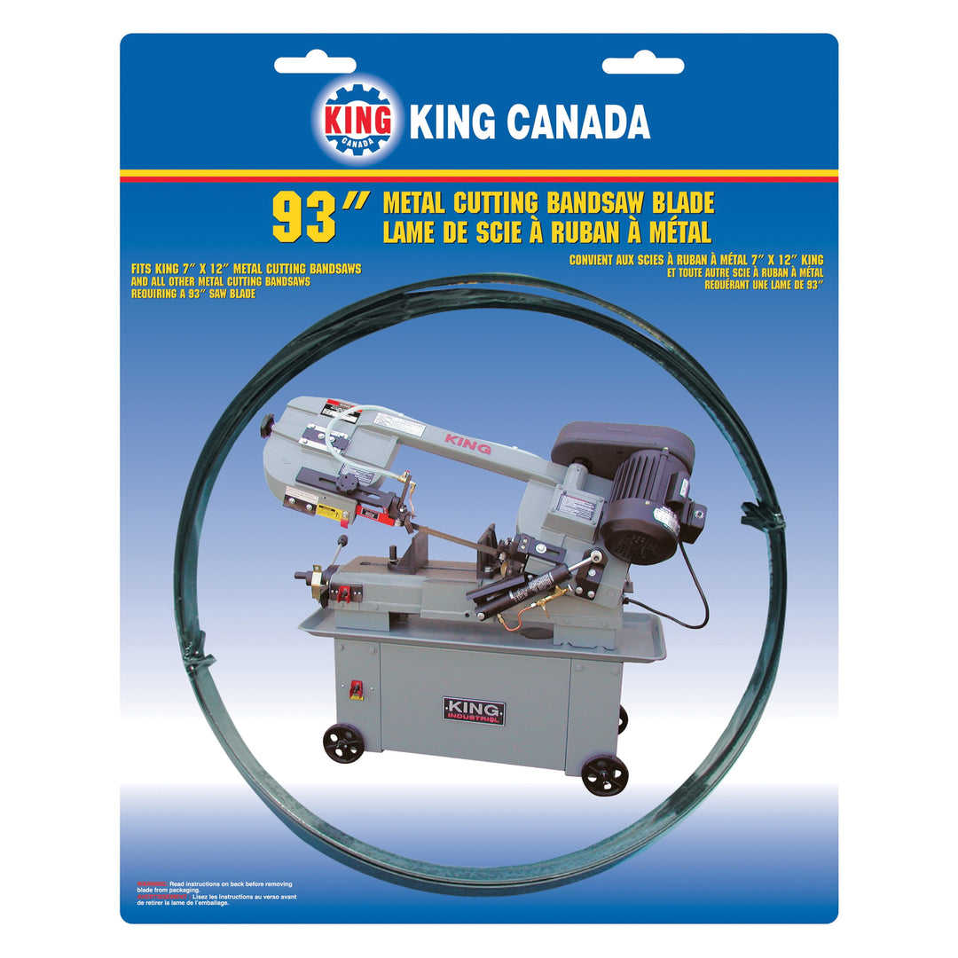 Bandsaw Blades King Canada KBB-712-18 Bandsaw Blades Metal 93 X .032 X 3/4 X 18T