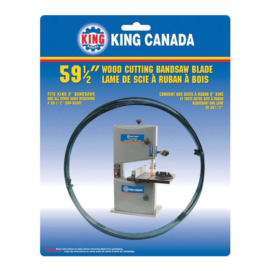 Bandsaw Blades King Canada KBB-9-8 Bandsaw Blades Wood 59 1/2 X .014 X 3/8 X 8T