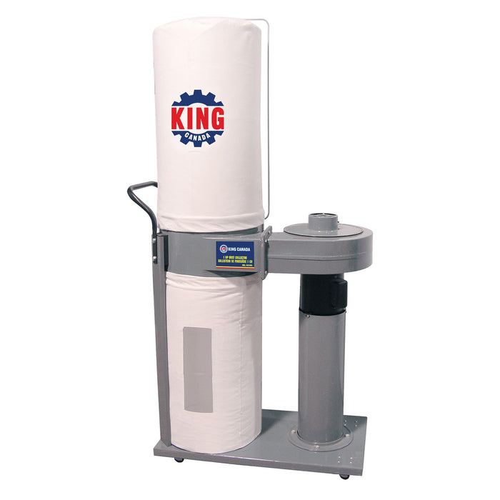 Collectors & Accessories King Canada KC-2105C Dust Collector 1 Hp 110V 600Cfm