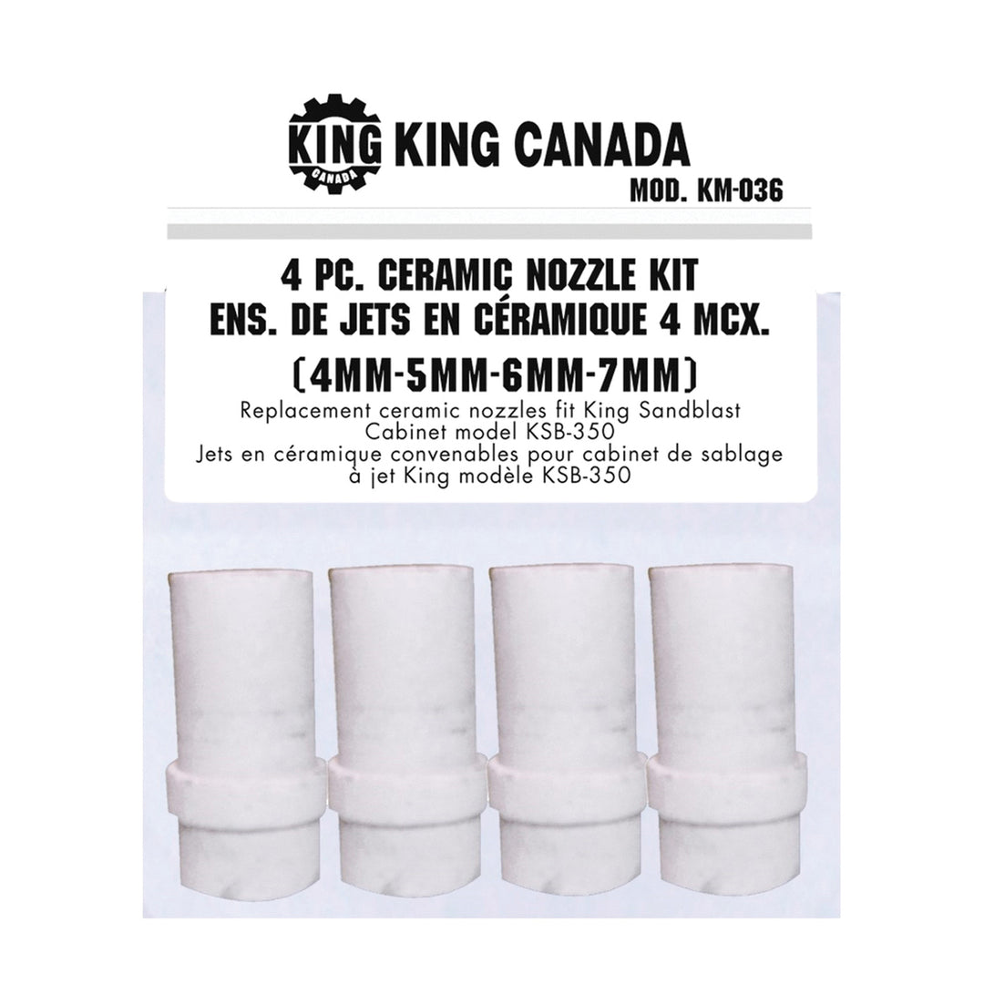 Nozzles King Canada KM-036 Ceramic Nozzles Fits Ksb-110N-9 & Ksb-350