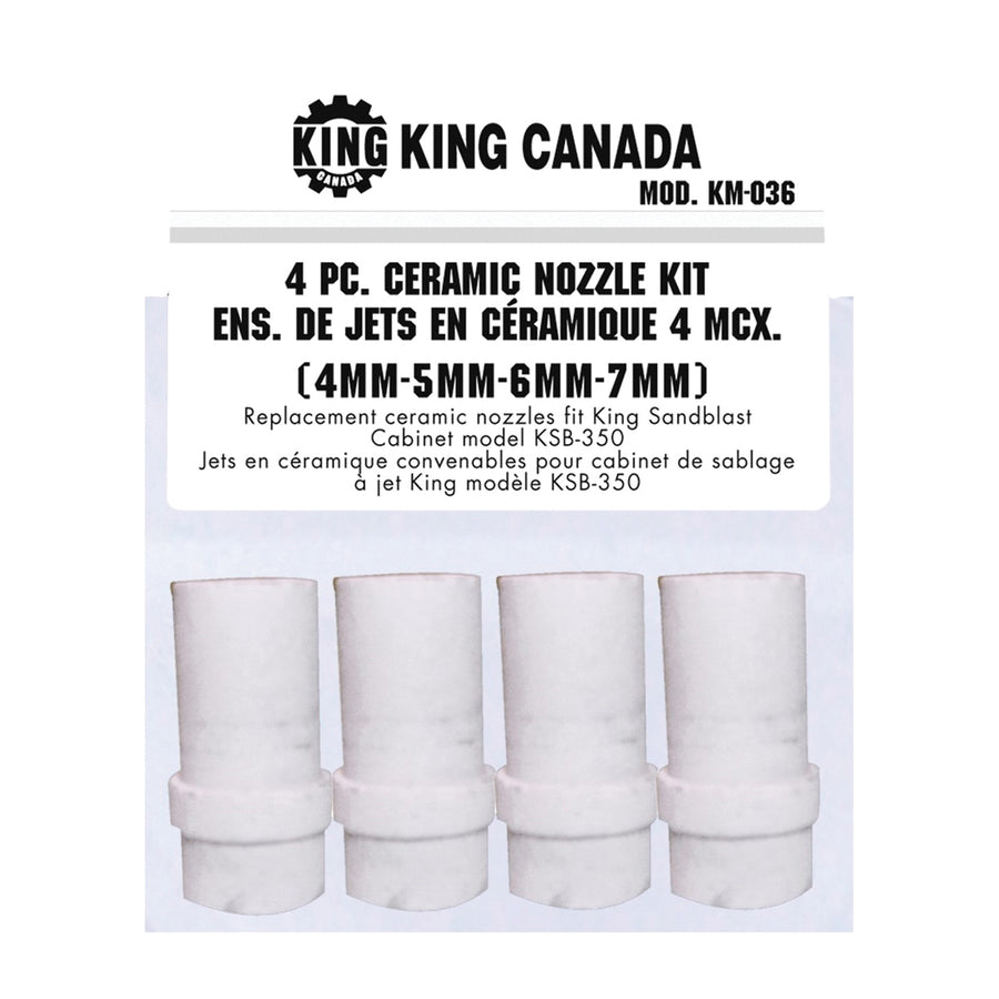 Nozzles King Canada KM-036 Ceramic Nozzles Fits Ksb-110N-9 & Ksb-350