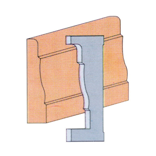 Planers / Moulders & Accessories King Canada K-4532 Knives Moulding Large Casing King K-4532