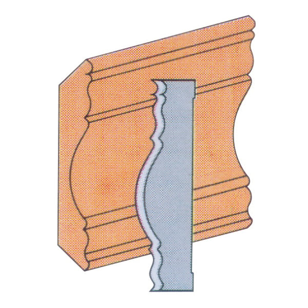 Planers / Moulders & Accessories King Canada K-4537 Knives Moulding Large Cove