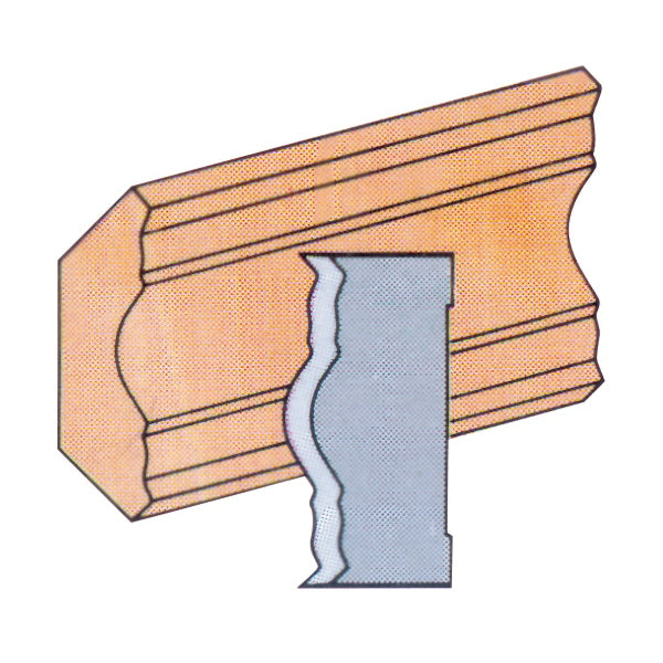 Planers / Moulders & Accessories King Canada K-4538 Knives Moulding Fancy Cove