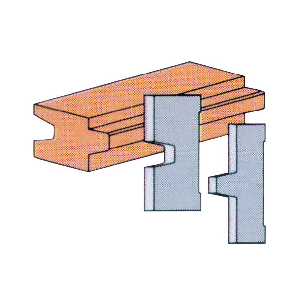 Planers / Moulders & Accessories King Canada K-4562K Knives Moulding Tongue & Groove