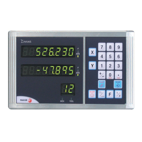 Metal Lathes & Accessories King Canada 20i-T-840 Digital Readout System 2 Axis 8 Inch & 40 Inch Scales Kc-1440Ml-6