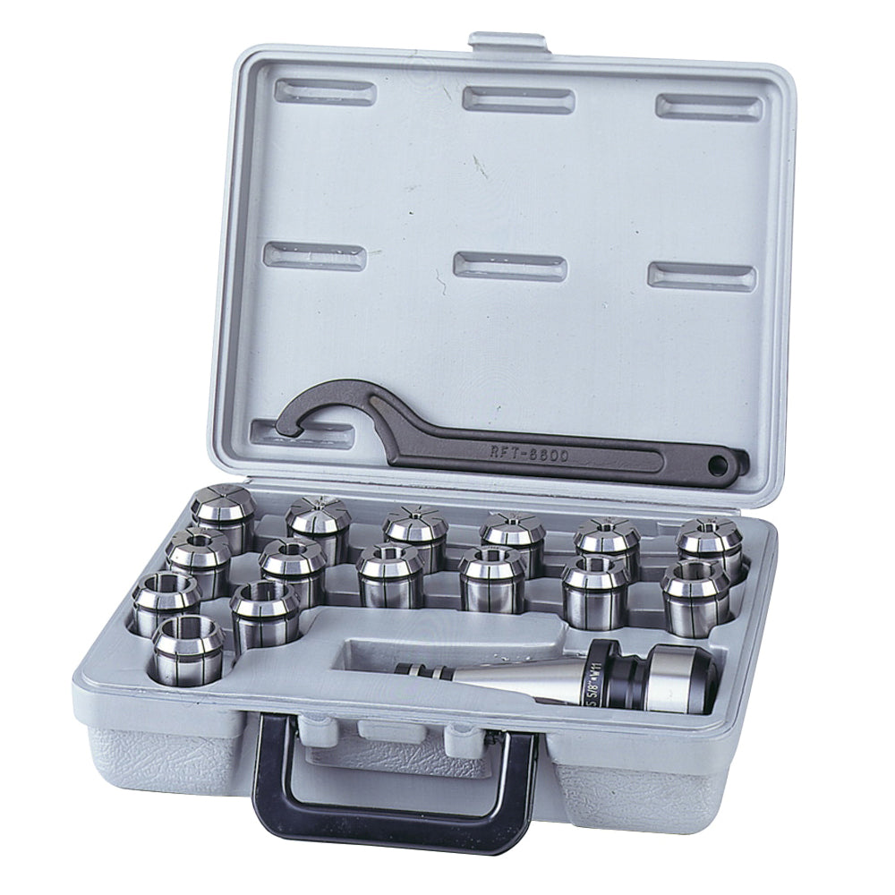 Milling / Drilling Machines & Accessories King Canada KCS-R8-15 Collet Set 18 Piece R-8 Taper