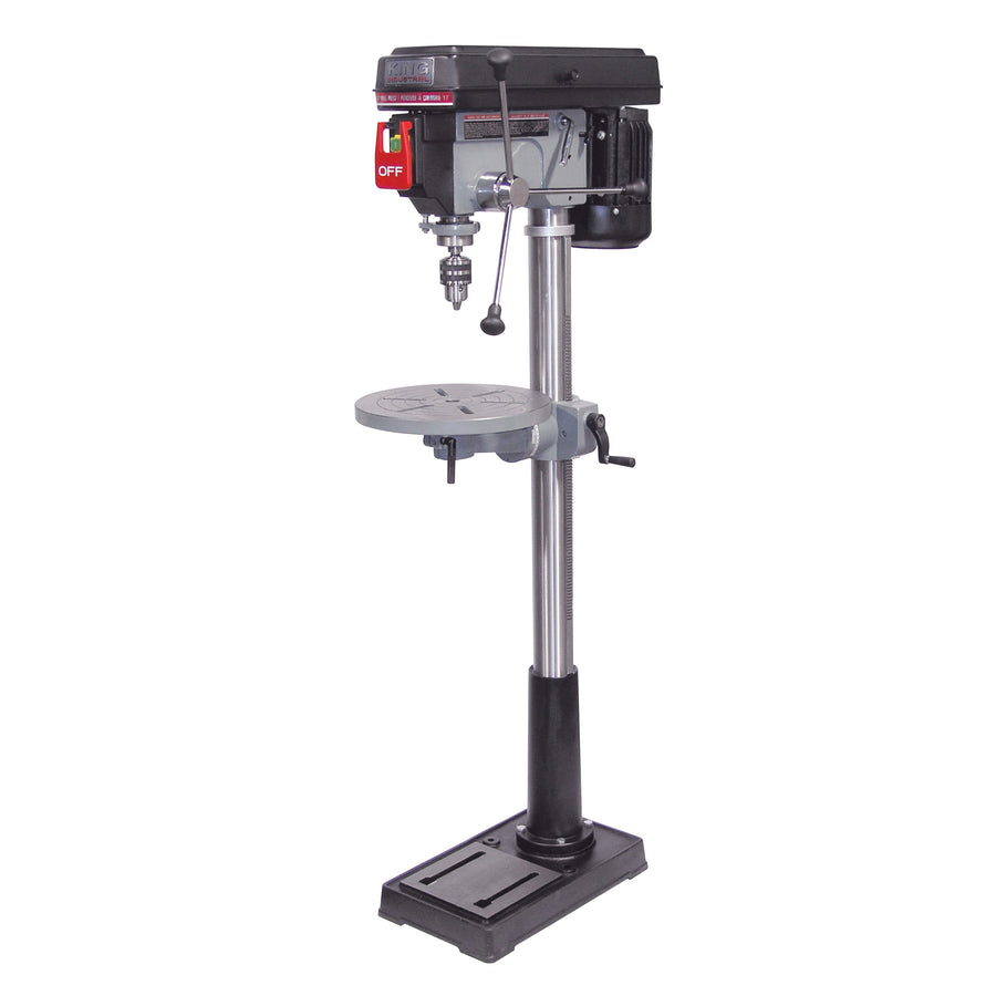 Drill Presses King Canada KC-118FC Drill Press 17 Inch Floor 16 Speed 5/8 Inch Chuck