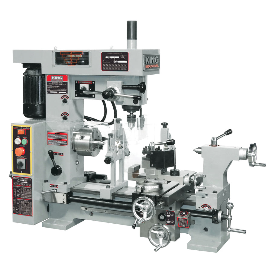 King Canada KC-1620CLM Lathe/Mill Combo, 16 x 20, 110V King Canada KC-1620CLM