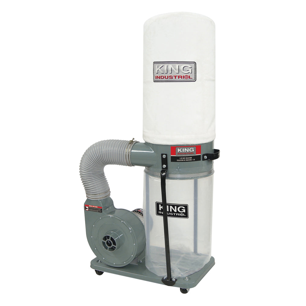 King Canada KC-2405C Dust Collector, 1 HP, 110V, 700 CFM King Canada KC-2405C