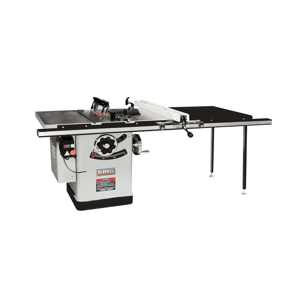 Table Saws & Accessories King Canada KC-26FXT/i50/5052 Saw 10 Inch Table Riving Knife With 50 Inch Ind. Fence Lt