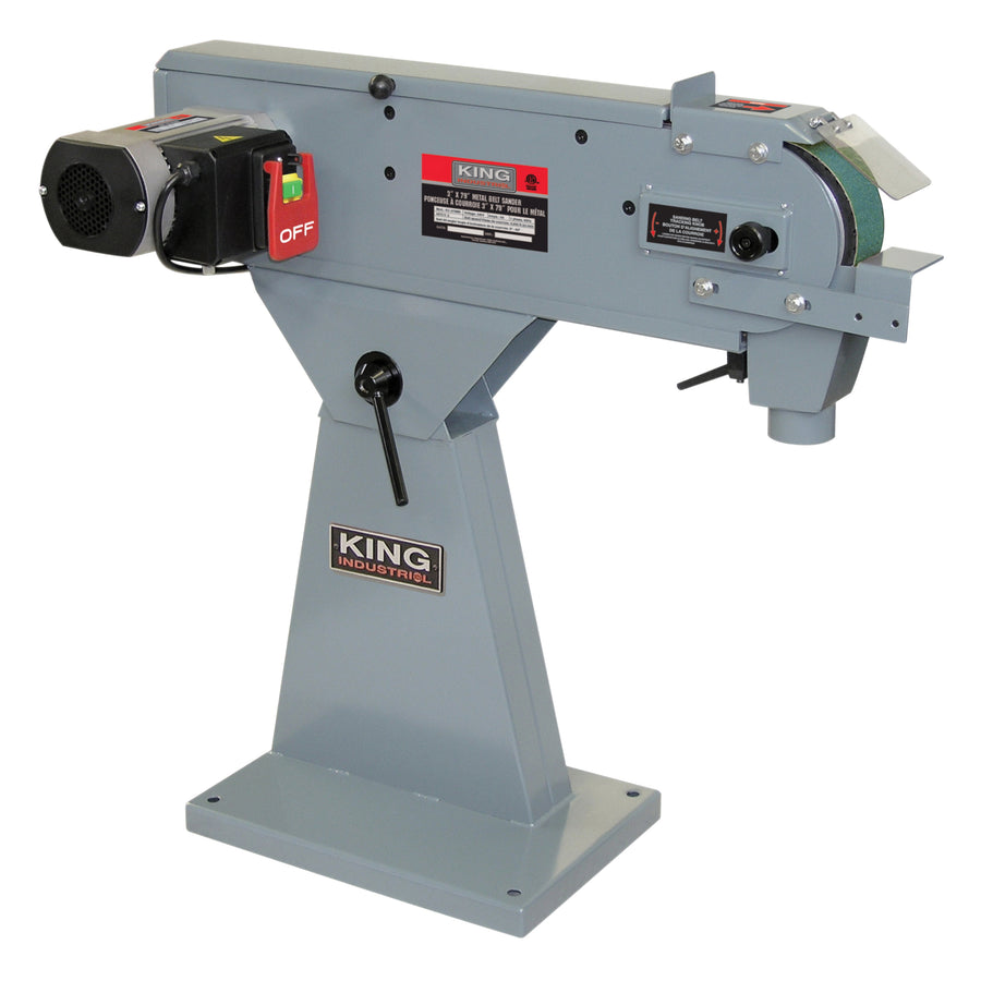 Belt Sanders King Canada KC-379MS Belt Sander Metal 3 Inch X 78-3/4 Inch