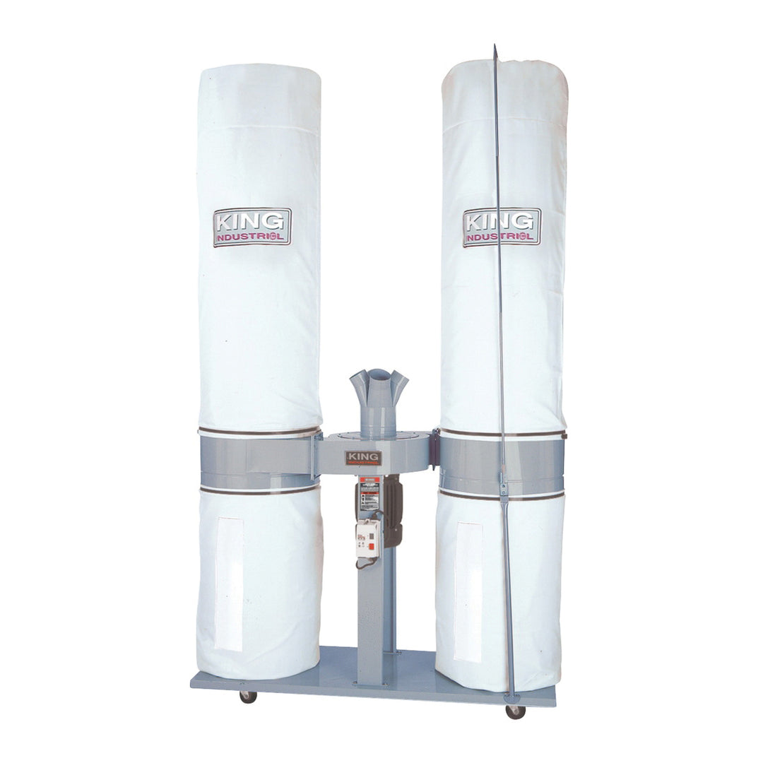 Collectors & Accessories King Canada KC-5043FX-2 Dust Collector 5 Hp 220V 1 Phase 3980Cfm