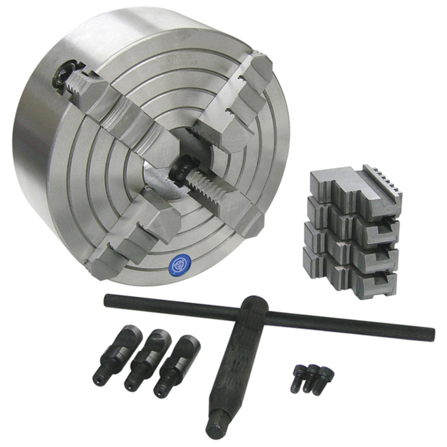 Metal Lathes & Accessories King Canada KLC-48-D1-4 Chuck Lathe 8 Inch 4-Jaw D1-4 Camlock