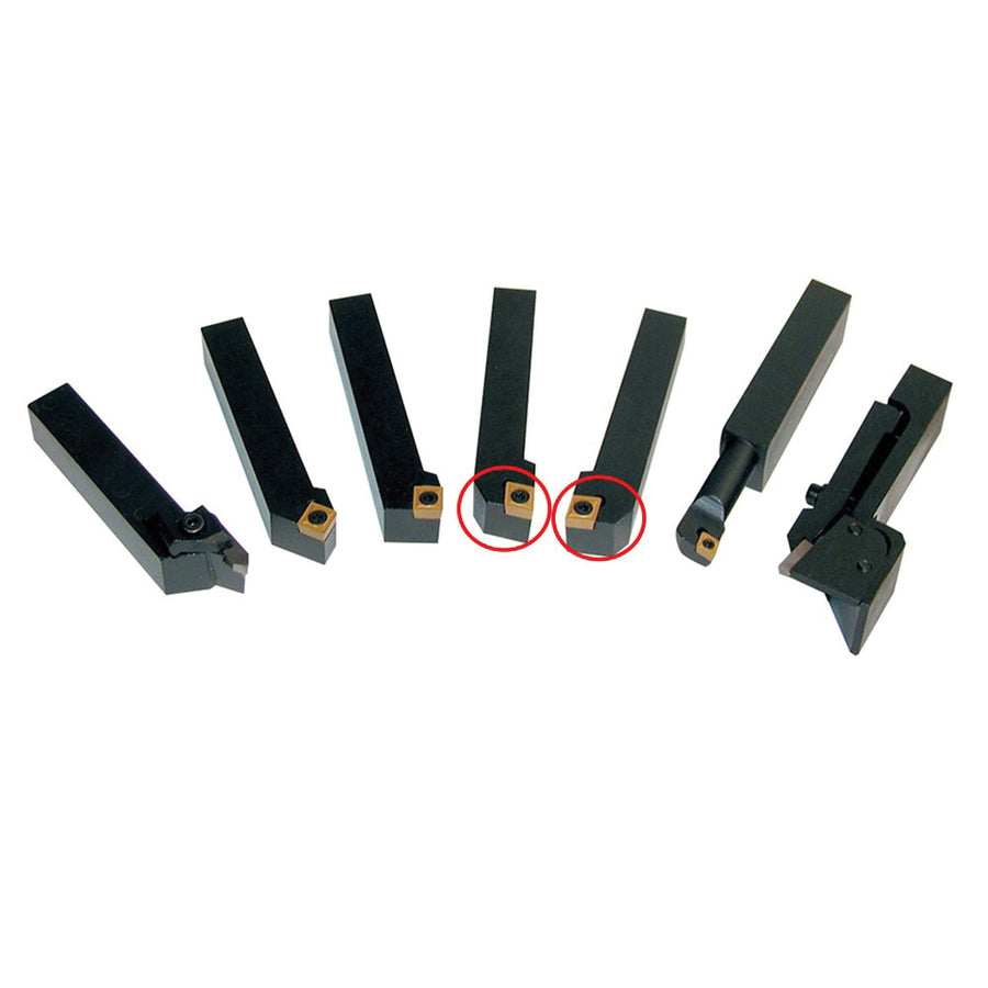 Metal Lathes King Canada KM-062 Cutter Tips Carbide 2 Piece Kit (Fits Km-057)