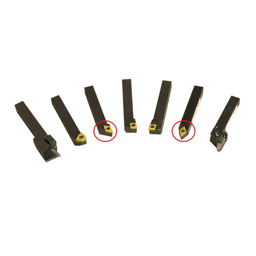 Metal Lathes King Canada KM-072 Cutter Tips Carbide 2 Piece Kit (Fits Km-047)