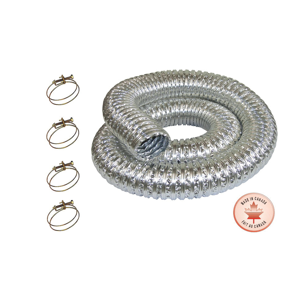 Dust Collectors Metal & Accessories King Canada KM-102 Metal Dust Collection Hoses & Clamps Kit Fireproof 1300C