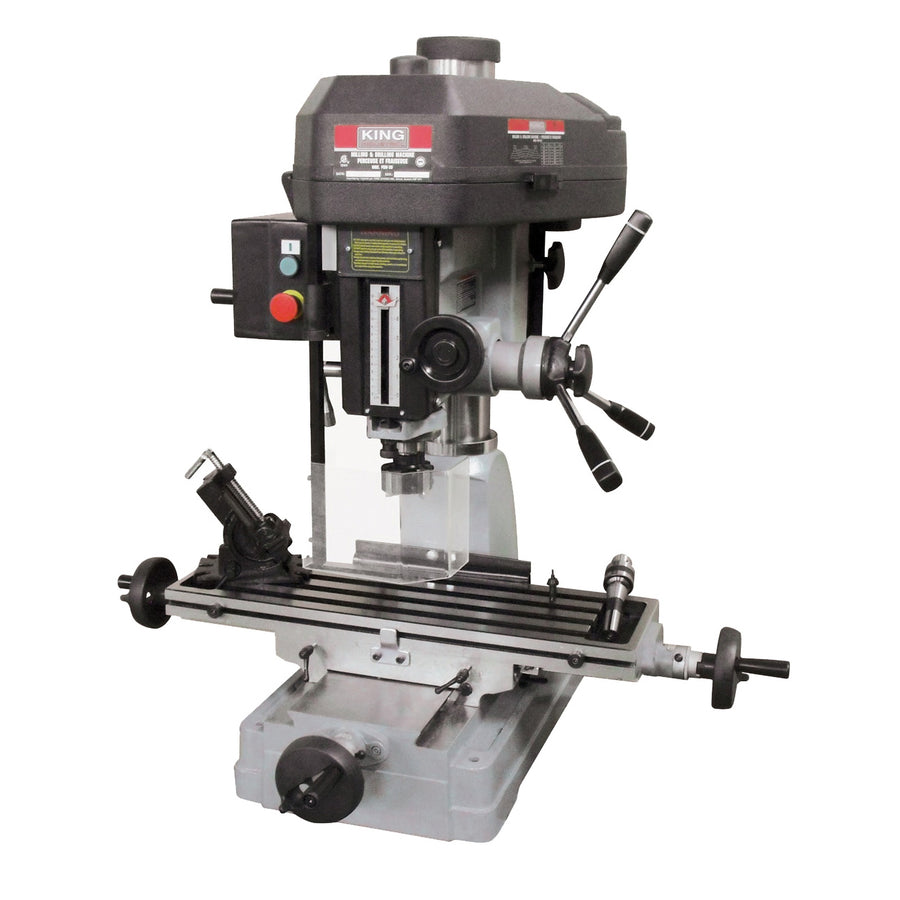Milling / Drilling Machines King Canada PDM-30 Milling Drilling 16.5 Inch 2 Hp 110/220V