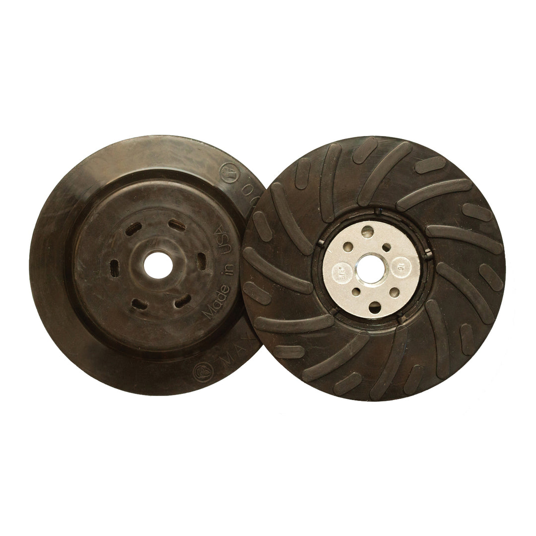 Fibre Disc Backup Pad Klingspor 305849 Fibre Disc Backup Pad With Slots for Angle Grinder4-1/2 Inch & Retaining Nut 5/8-11
