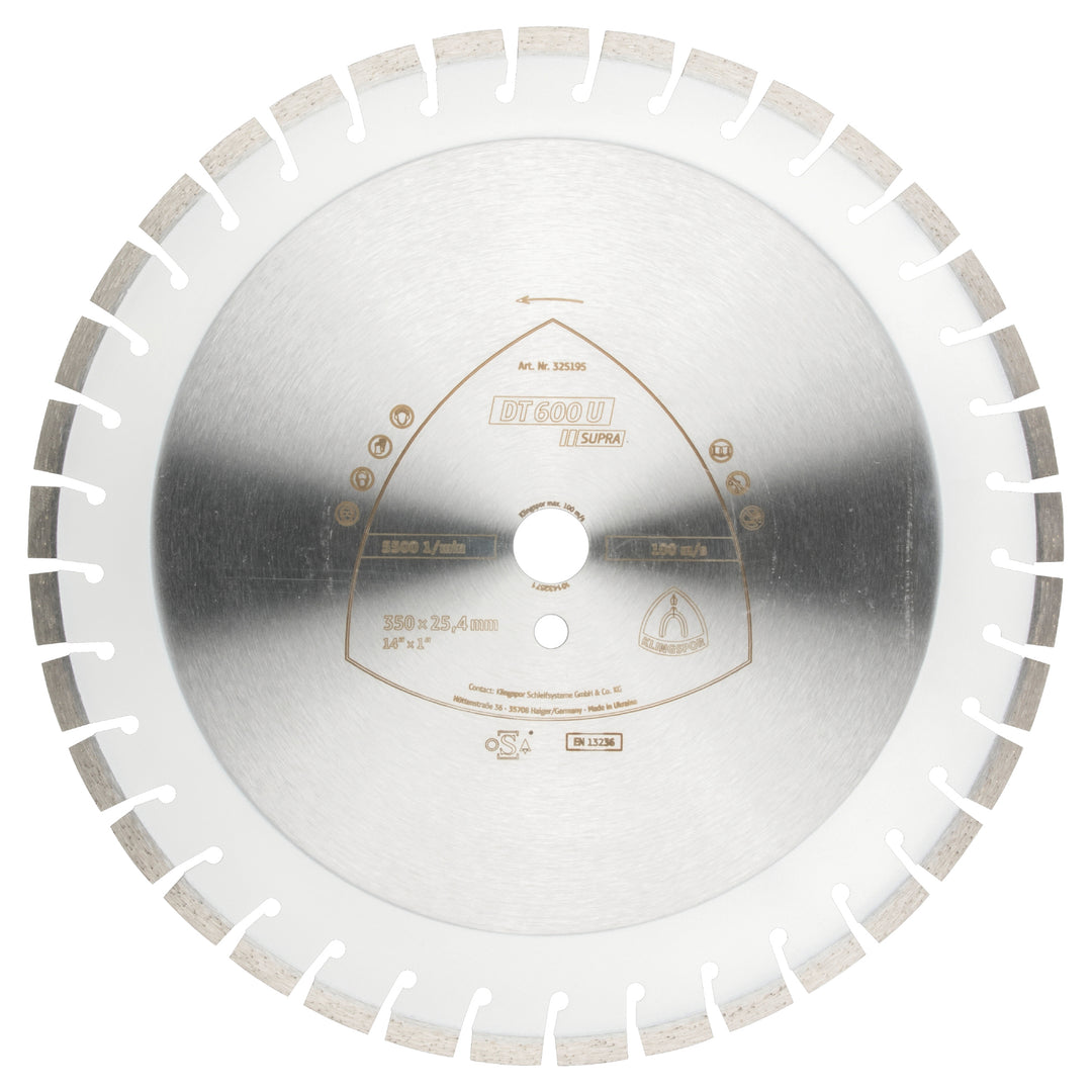 Klingspor 325184 Diamond Wheels DT/SUPRA/DT600U/S/12X7/64X1/32K/10 Klingspor 325184