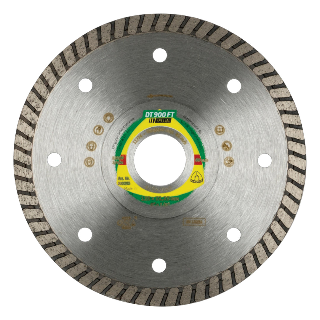Klingspor 330629 Diamond cutting blades for angle grinders DT900 Special 9 Inch x 7/8 Inch