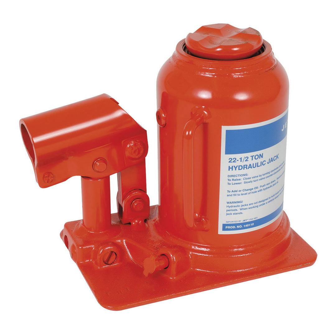 Bottle Jacks Jet JHJ-22 22-1/2 Ton Hydraulic Bottle Jack Low Profile Super Heavy Duty