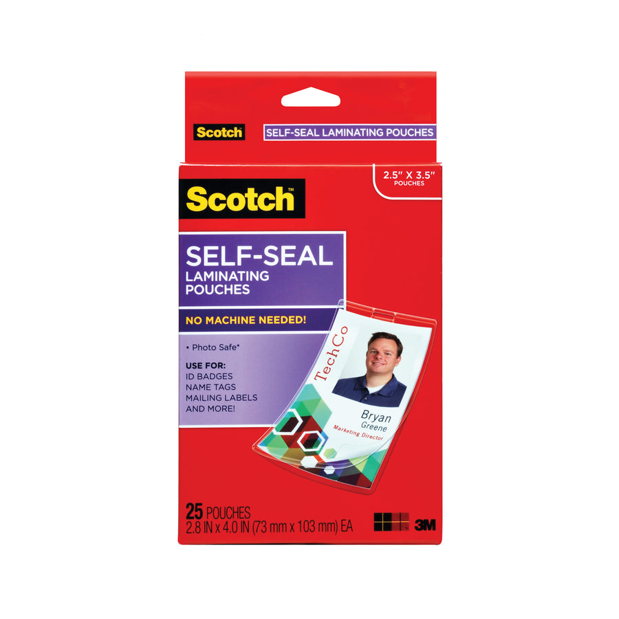 3M LS852G Scotch Id Badge And Tag Protectors, Ls852G Ls852G