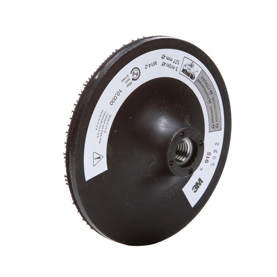 Backup Pads 3M AB05681 Disc Pad Holder 915 5 in x 1/8 in x 3/8 in M14-2.0 internal