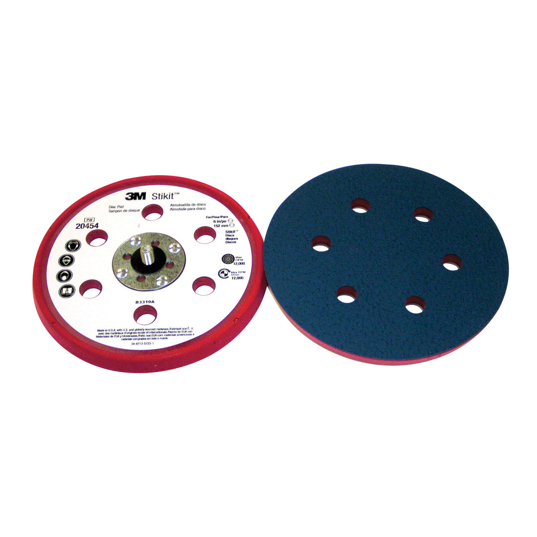 3M AM19723 3M Stikit Low Profile Disc Pad, 20454, 6 in x 3/8 in x 5/16-24 External, D/F, 10 per case 3M AM19723