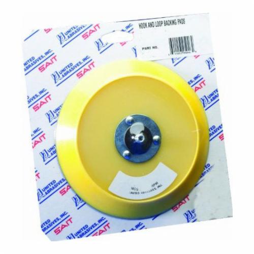 H&L Pads Sait 95056 6 Inch 6 Hole Hook & Loop Pad
