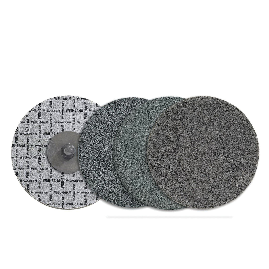 Roloc Walter 04-U 322 Non-Woven Quick Change Discs Twist Blendex Unitized 6Sf 3 Inch