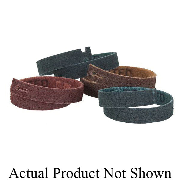 Narrow Belts Walter 07-H 242 1-3/16 inch x 25 inch Non-woven T-Lock Coarse Belt (Tan)