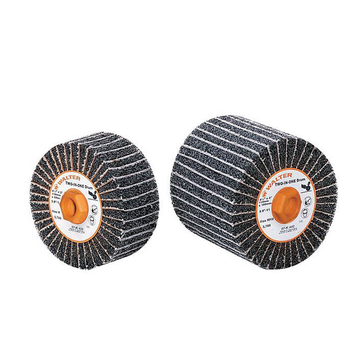 Non-woven Wheels Walter 07-K 442 Non-Woven Wheel 2 In 1 80 Grit 4-1/2X4X5/8-11