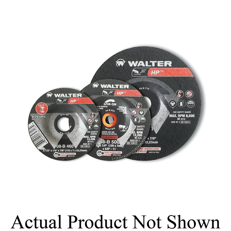 Wheels Walter 08B502 5X1/8 Hp Spin-On Combo Wheel