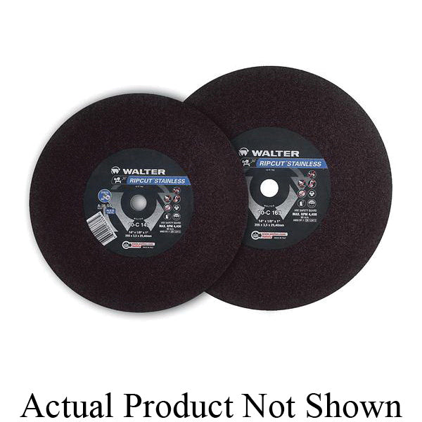 Type 01 Straight Wheels Walter 10B123 12 Inch F/Cut Ripcut Cut-Off Wheel