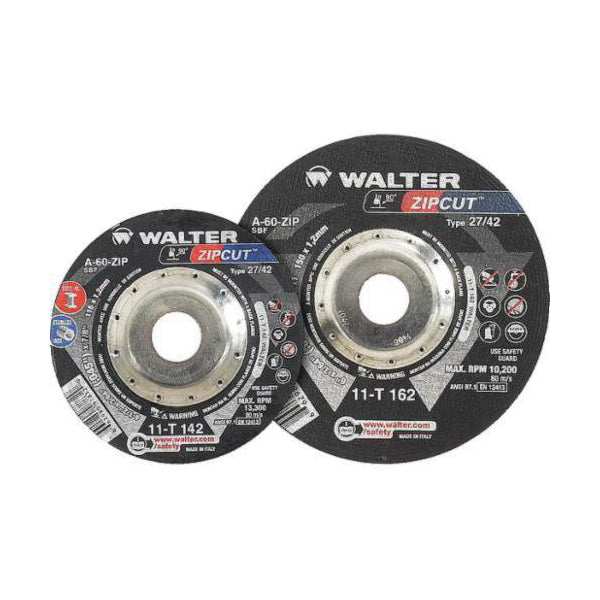 Type 27 Depressed Centre Walter 11T162 6X3/64 Zipcut Type 27