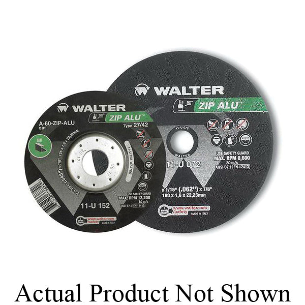 Type 01 Straight Wheels Walter 11U042 4-1/2X3/64 Zip Alu Wheel